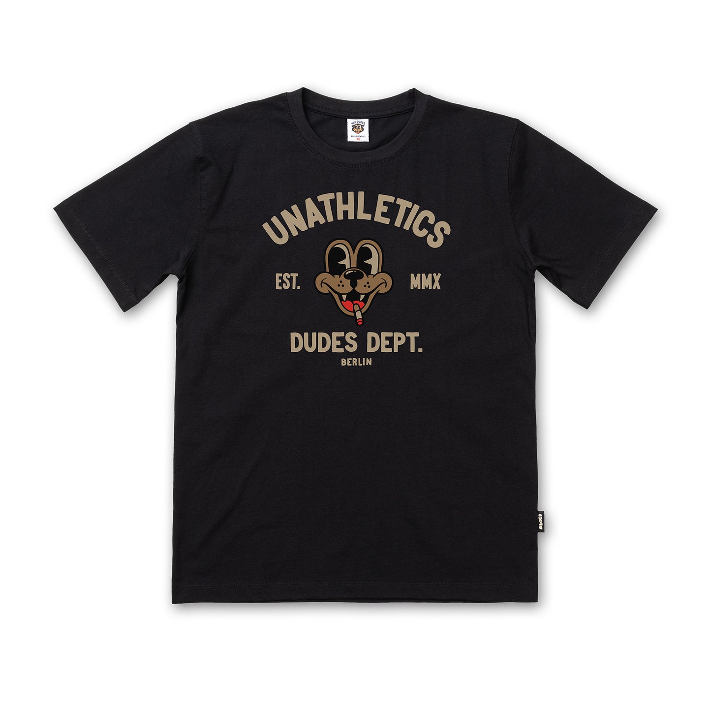 THE DUDES - UNATHLETICS TEE - BLACK