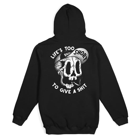 THE DUDES - TOO SHORT SMOKES CLASSIC HOODIE - BLACK
