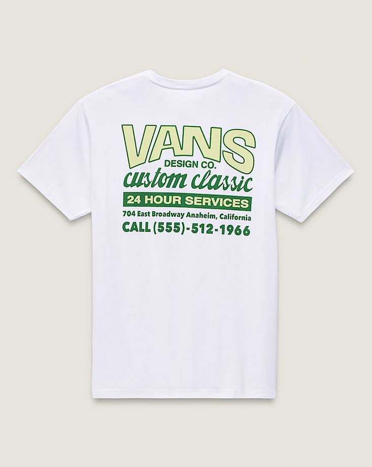 VANS - SHOP FRONT SS TEE - WHITE