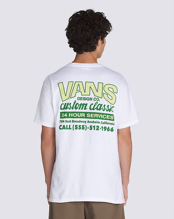 VANS - SHOP FRONT SS TEE - WHITE