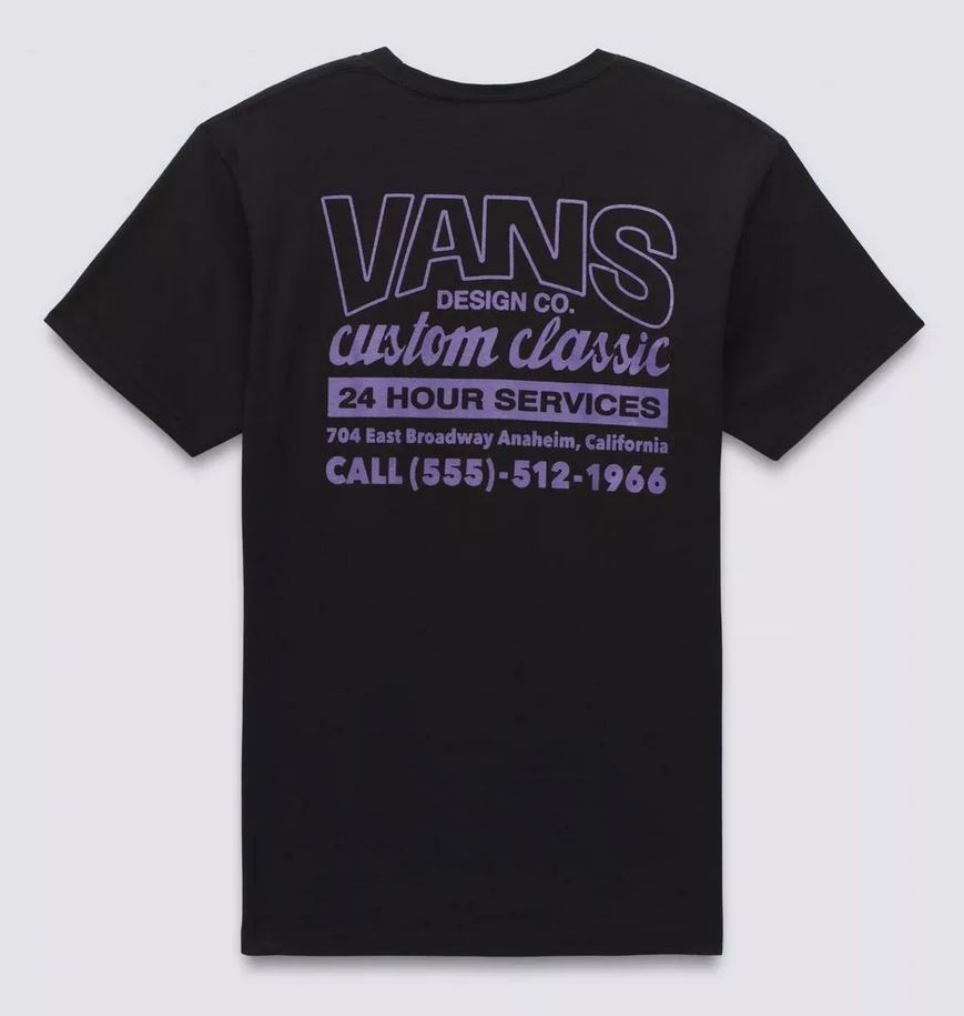 VANS - SHOP FRONT SS TEE - BLACK