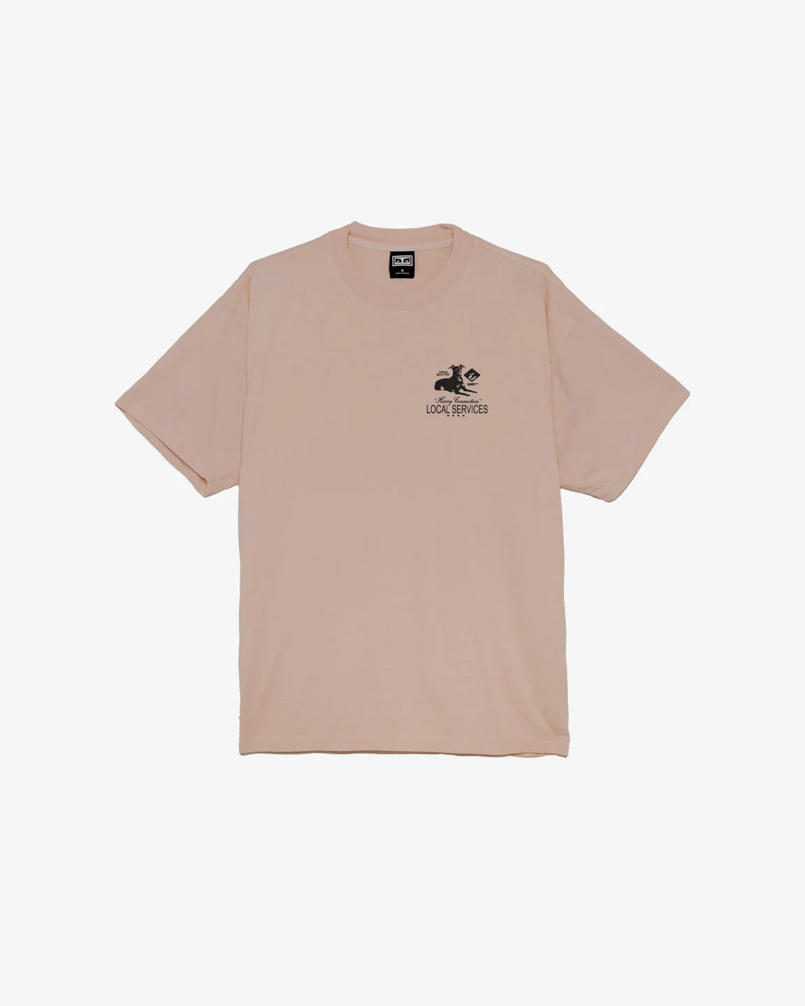 OBEY - HEAVY CONNECTION HEAVYWEIGHT TEE - WARM TAUPE