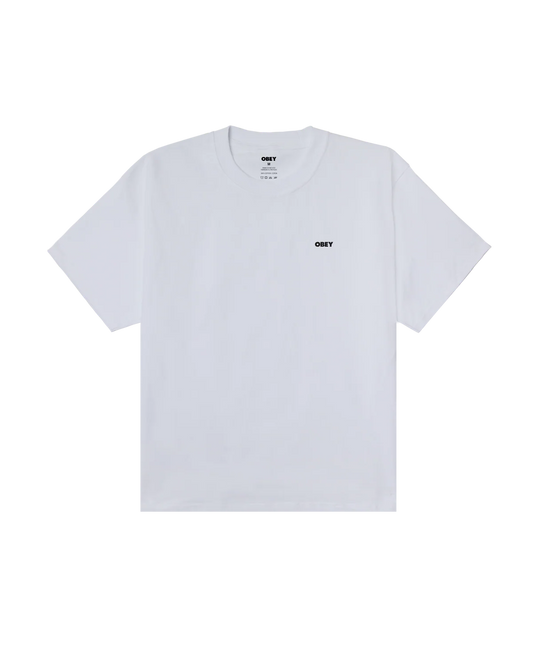 OBEY - HEAT MAP ICON HEAVYWEIGHT TEE - WHITE