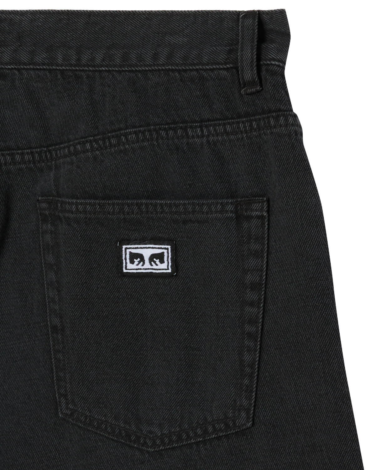 OBEY - EMERSON DENIM SHORT - WASHED BLACK
