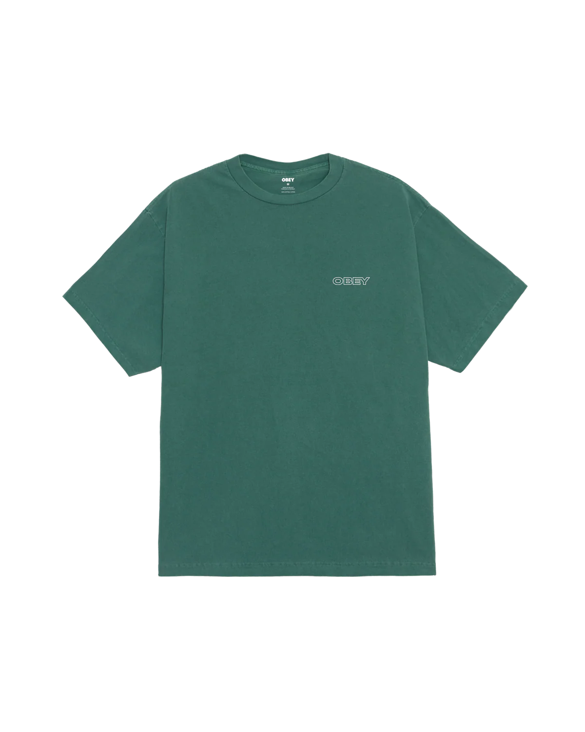 OBEY - RIPPLE TEE - PIGMENT RAINFOREST
