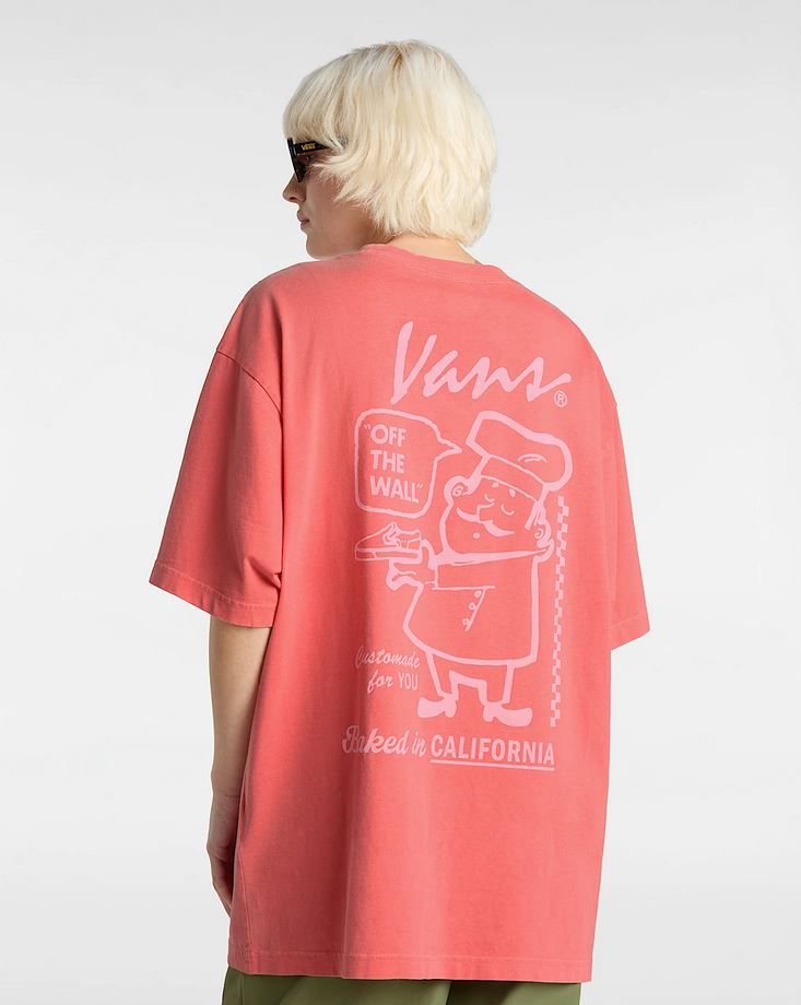 VANS - 66 BAKED IN SS TEE - PINK
