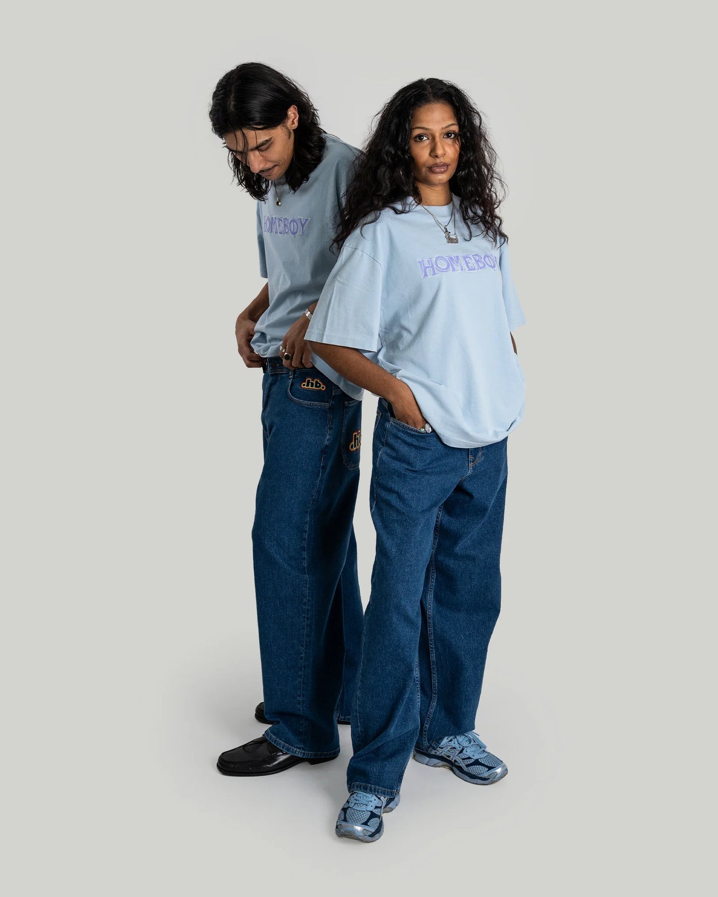 HOMEBOY - CHAOS TEE - LIGHT BLUE