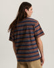 VANS - PISMO KNIT TEE - BROWN/BLUE
