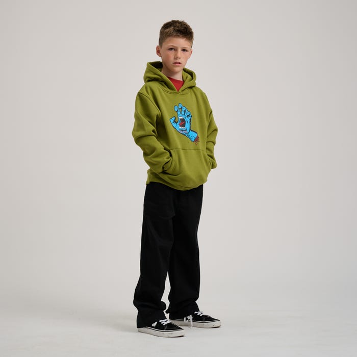 SANTA CRUZ - YOUTH SCREAMING HAND HOOD - IGUANA
