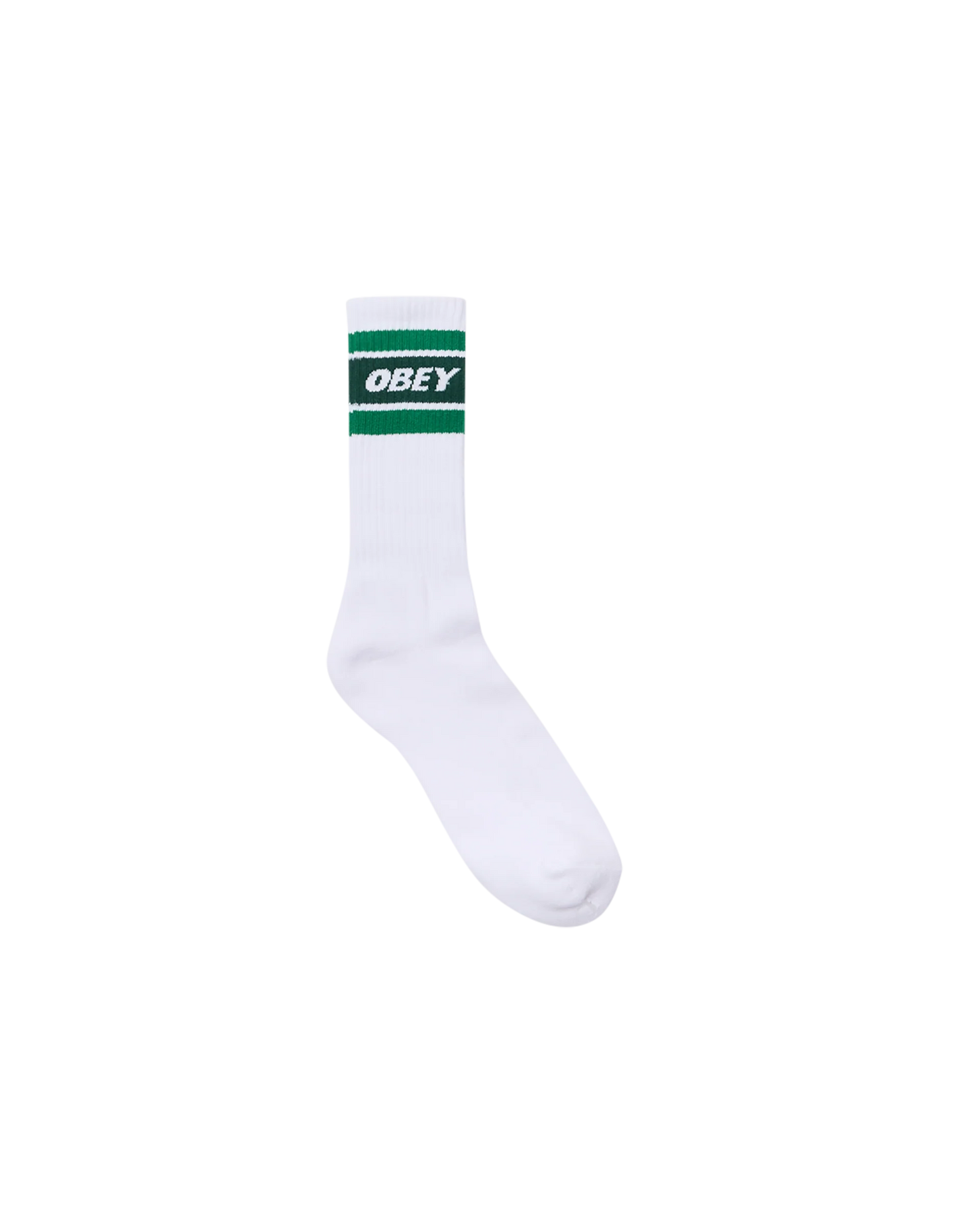 OBEY - COOPER II SOCKS - WHITE/GREEN - OS