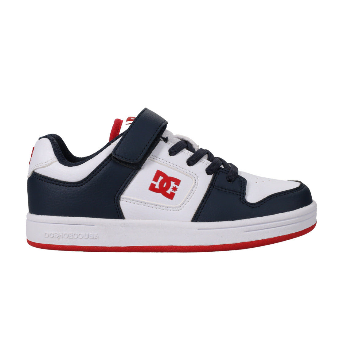 DC - MANTECA 4 V YOUTH - NAVY/WHITE/RED