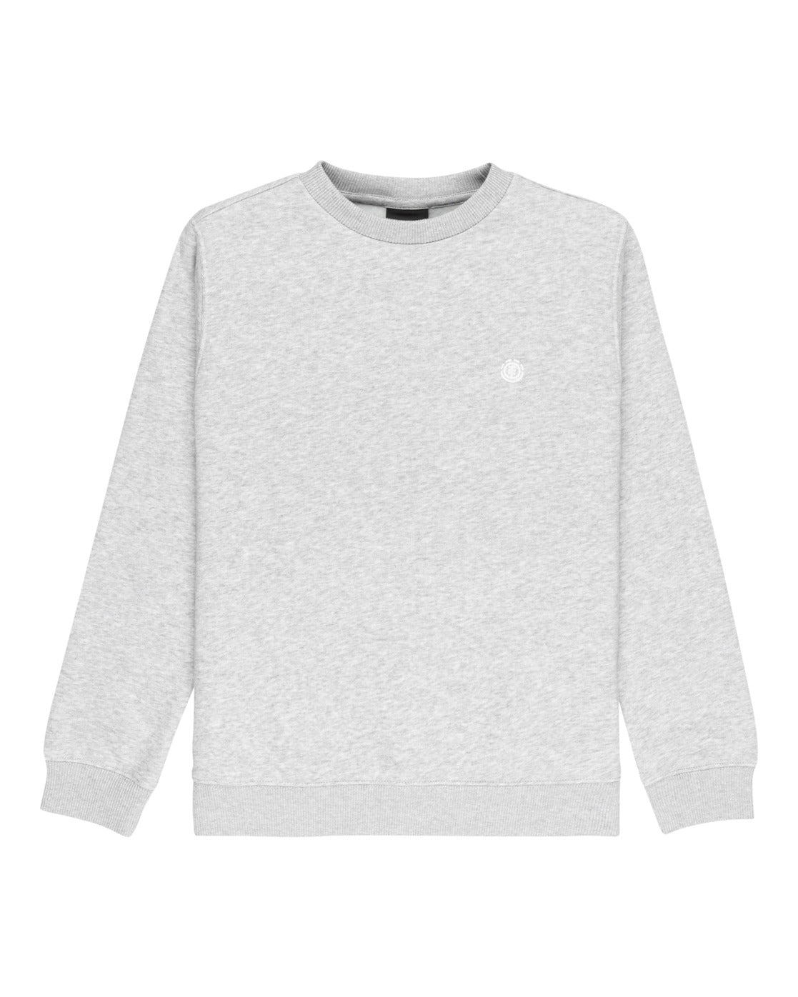 ELEMENT - ICON EMBROIDERY YOUTH CREWNECK - MID GREY HEATHER