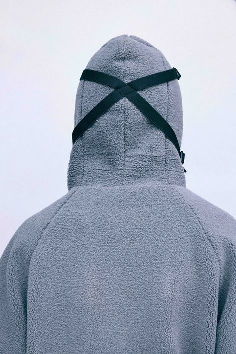 KEEP IT CLEAN - URBAN SHERPA JACKET - ASH GREY