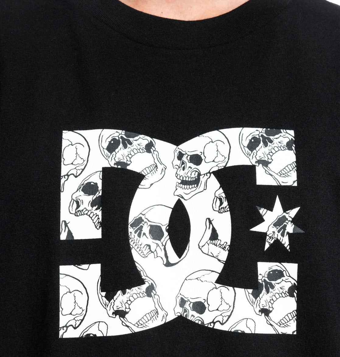 DC - STAR SKULLY TEE - BLACK