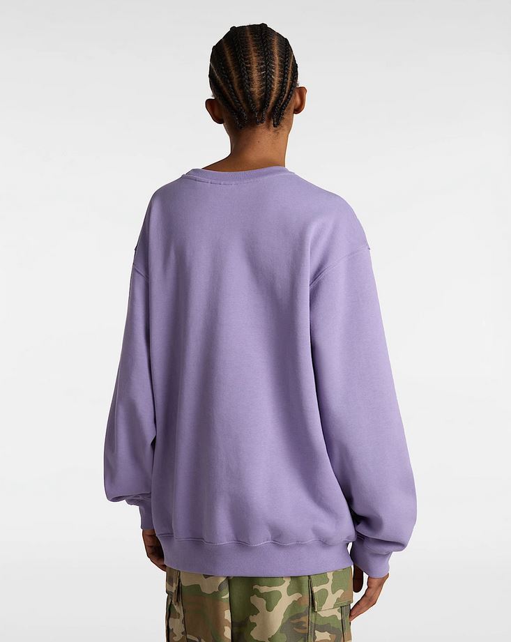 VANS - LEFT CHEST II LOOSE CREW - PURPLE