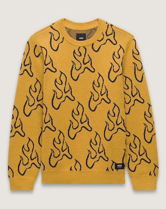 VANS - BLAZE YOUTH CREWNECK - HARVEST GOLD