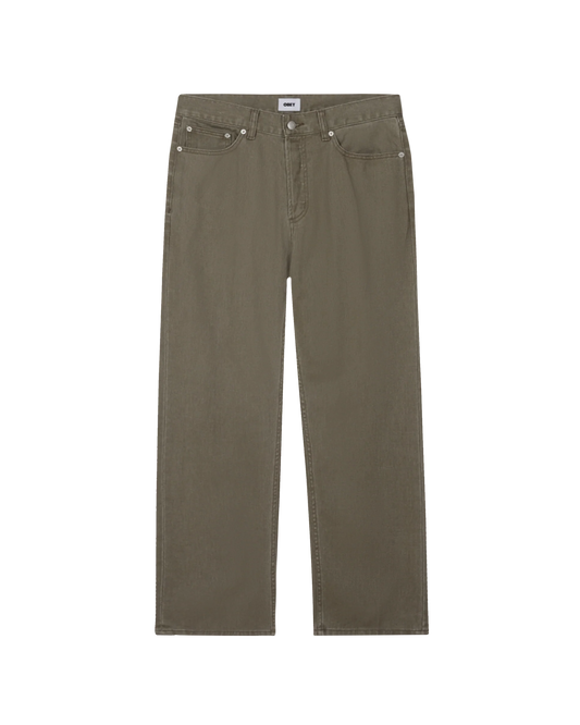 OBEY - HARDWORK DENIM - TEA LEAF FADED WASH