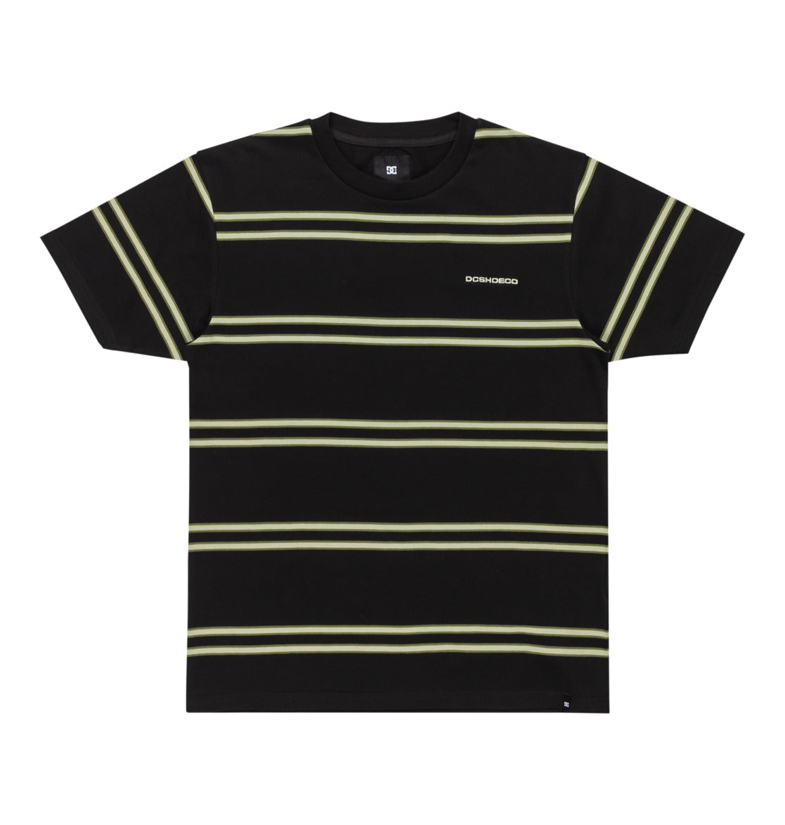 DC - PORTSIDE STRIPED TEE - BLACK