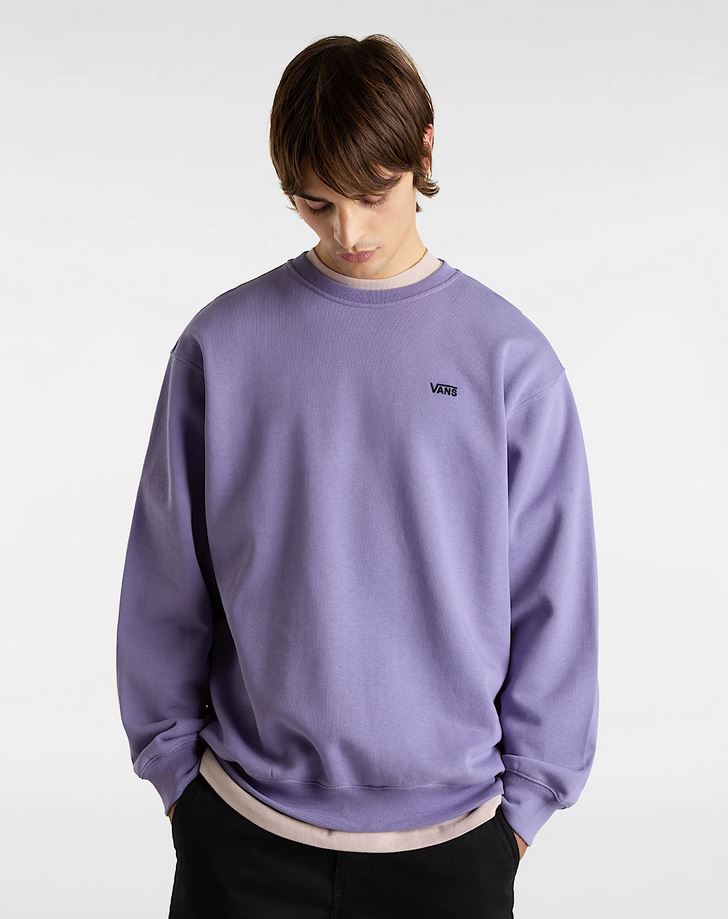 VANS - LEFT CHEST II LOOSE CREW - PURPLE