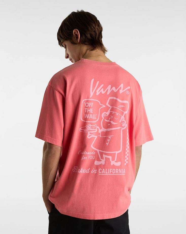 VANS - 66 BAKED IN SS TEE - PINK