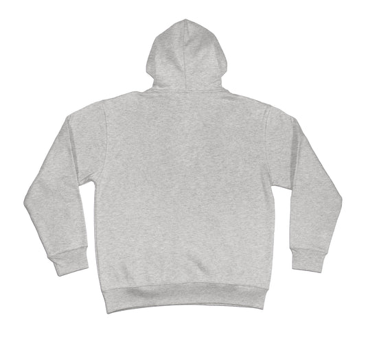 NNSNS - EMBROIDERED HOOD - HEATHER GREY