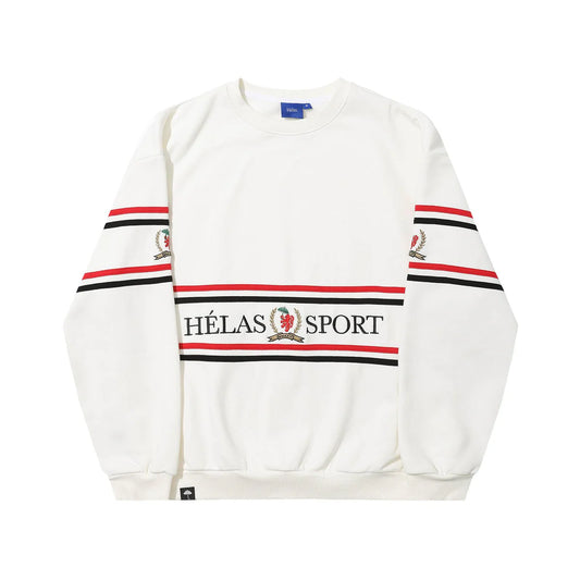 HELAS - HELAS SPORT CREWNECK - WHITE