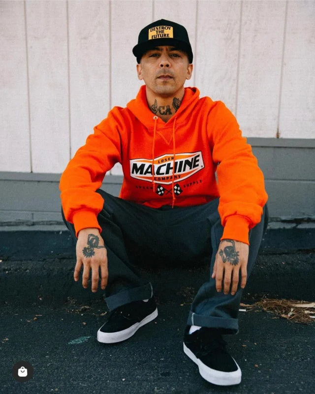 LOSER MACHINE - OVERDRIVE MOISTER WICKING FLEECE - ORANGE