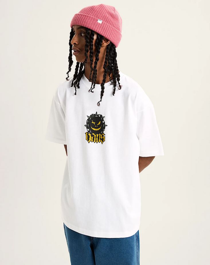 VANS - HAPPY SPIKE SS TEE - WHITE