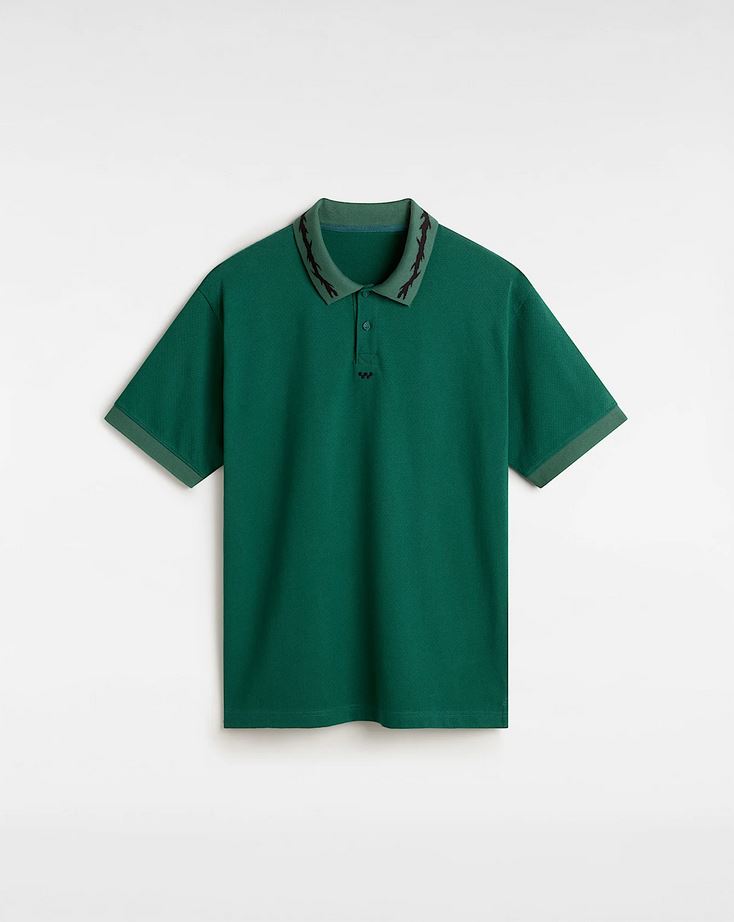 VANS - SKATE MESH POLO - GREEN