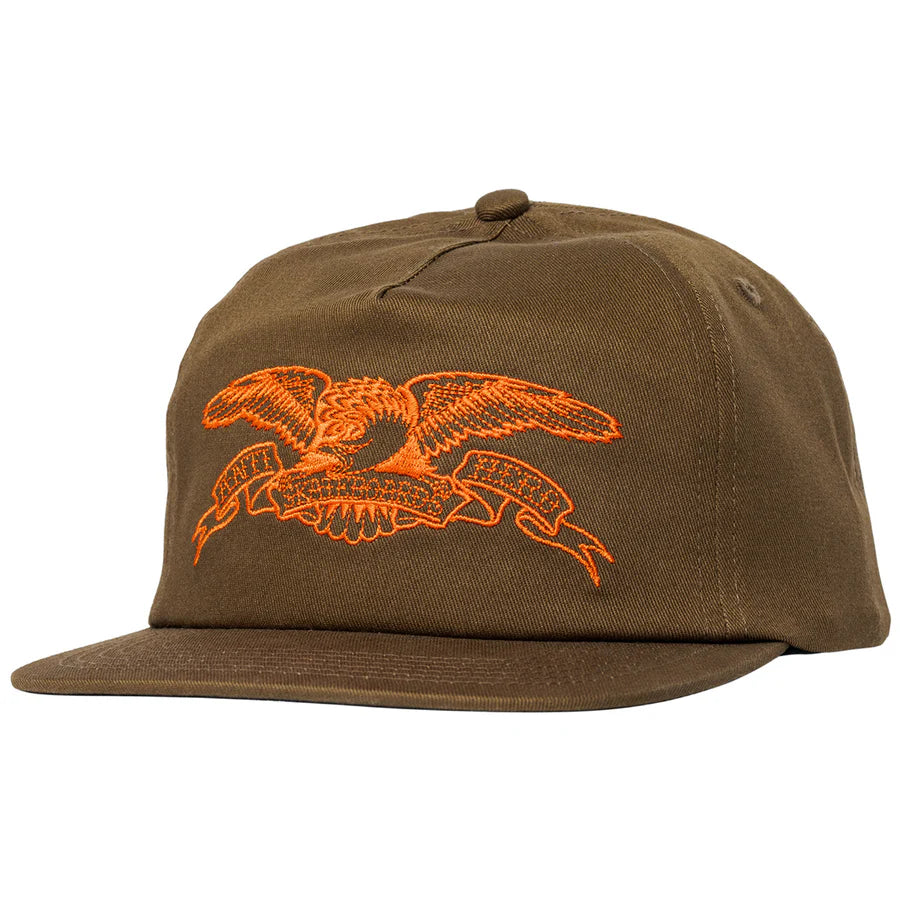 ANTI HERO - BASIC EAGLE SNAPBACK - BROWN/ORANGE