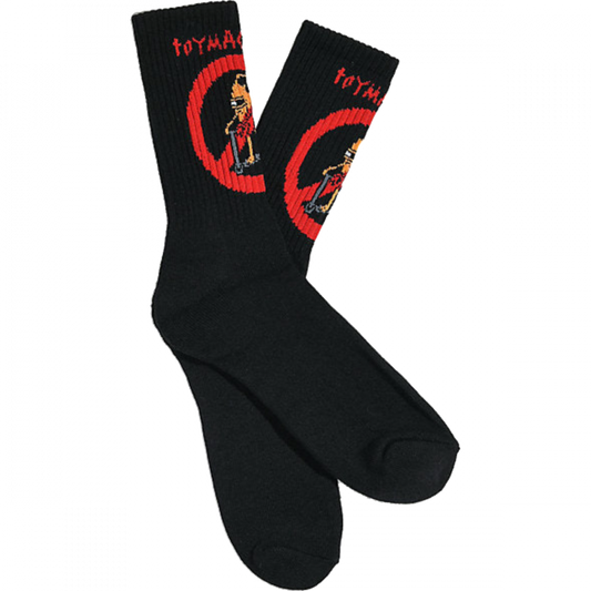 TOY MACHINE - NO SCOOTER SOCK - BLACK