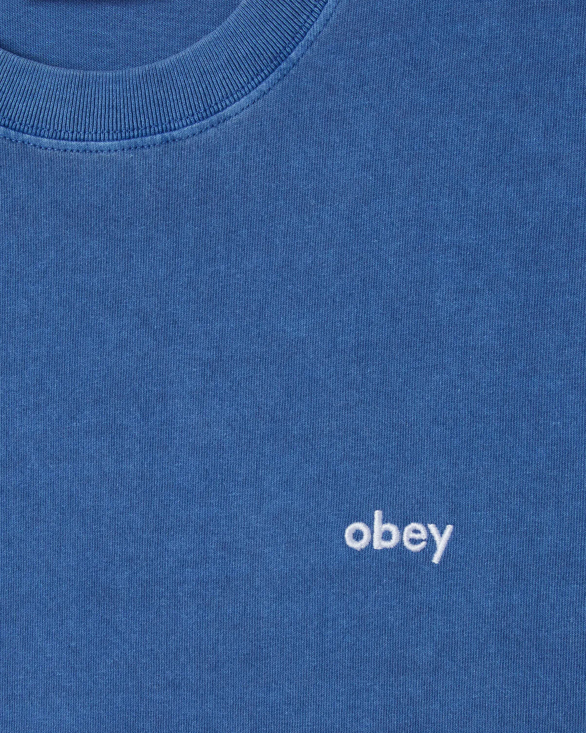 OBEY - LOWERCASE PIGMENT TEE - PIGMENT ELECTRIC INDIGO