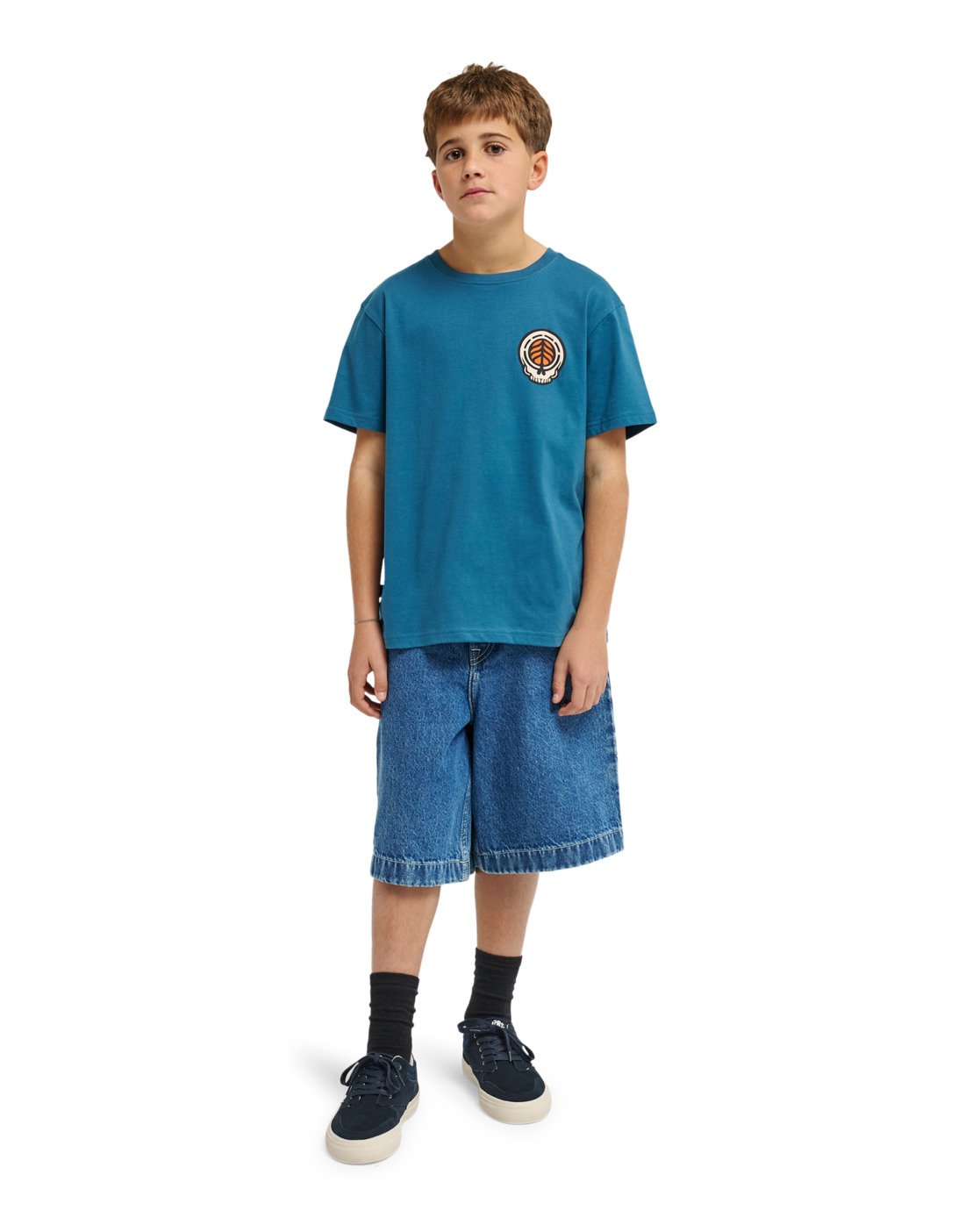 ELEMENT - TIMBER HERMIT YOUTH TEE - MALLARD BLUE