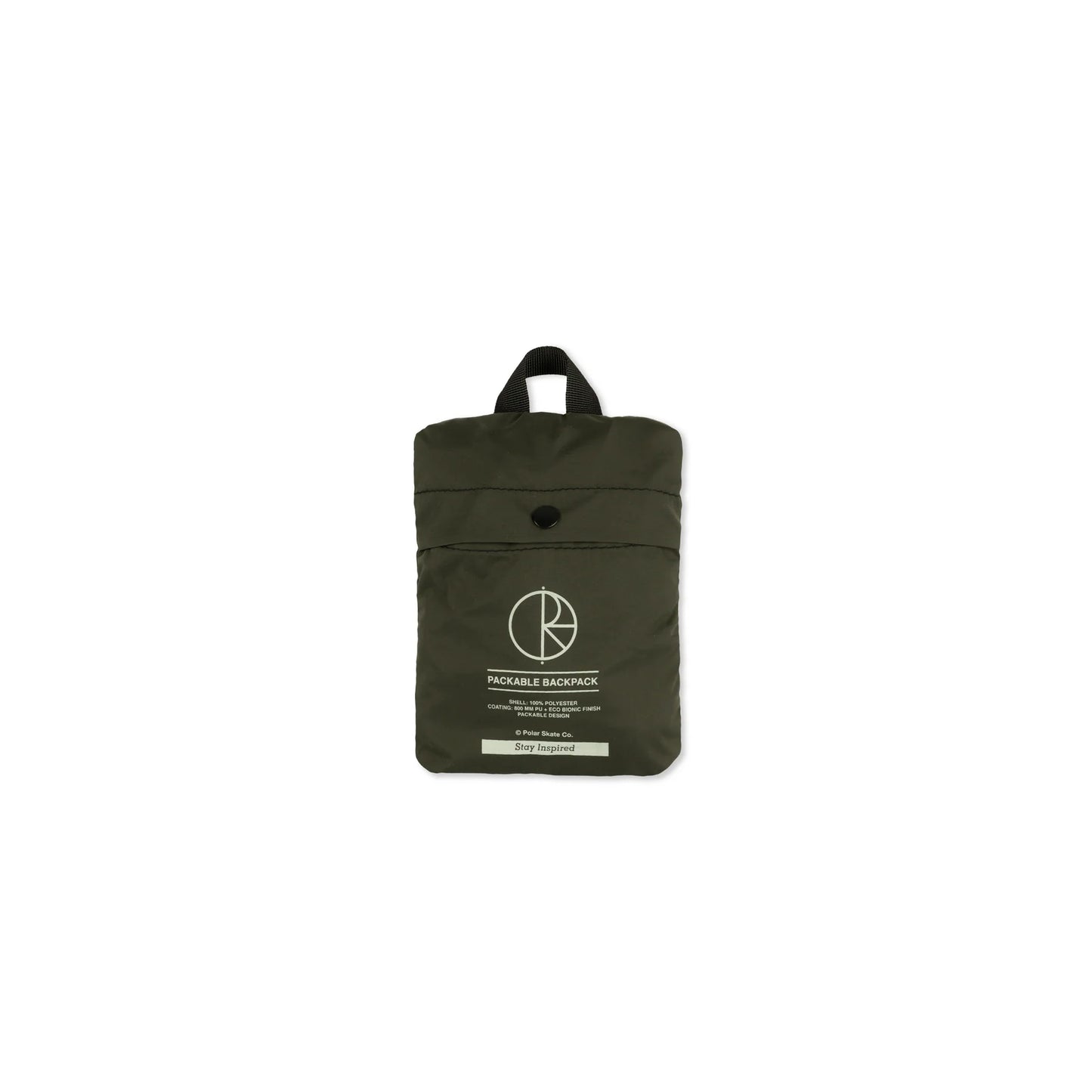 POLAR - PACKABLE BACKPACK - DIRTY BLACK