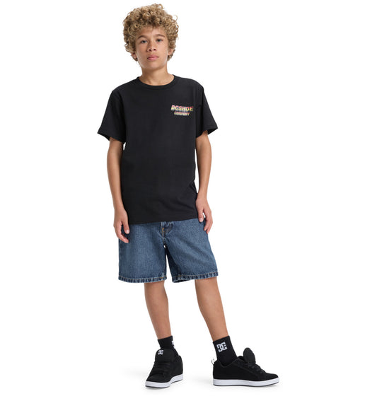 DC - TWO BIT TEE BOY - BLACK