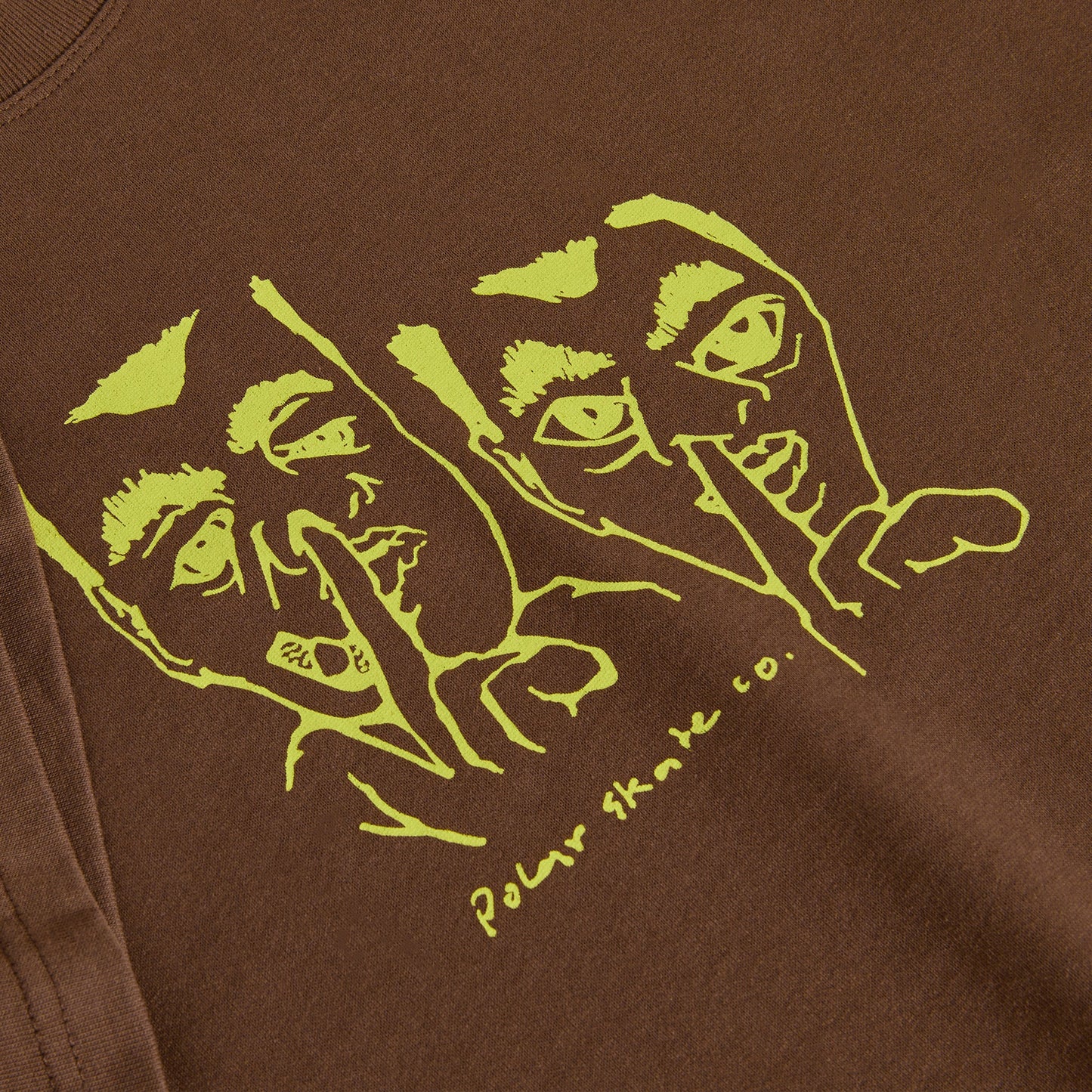 POLAR - BOOGERS TEE - WALNUT