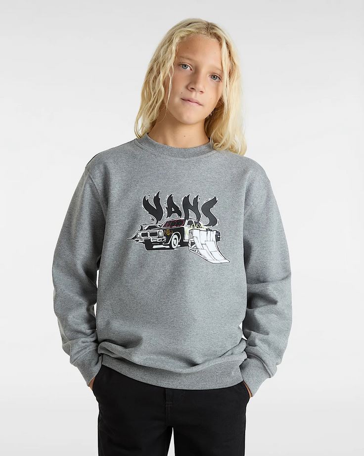 VANS - COPOUT YOUTH CREWNECK - GREY