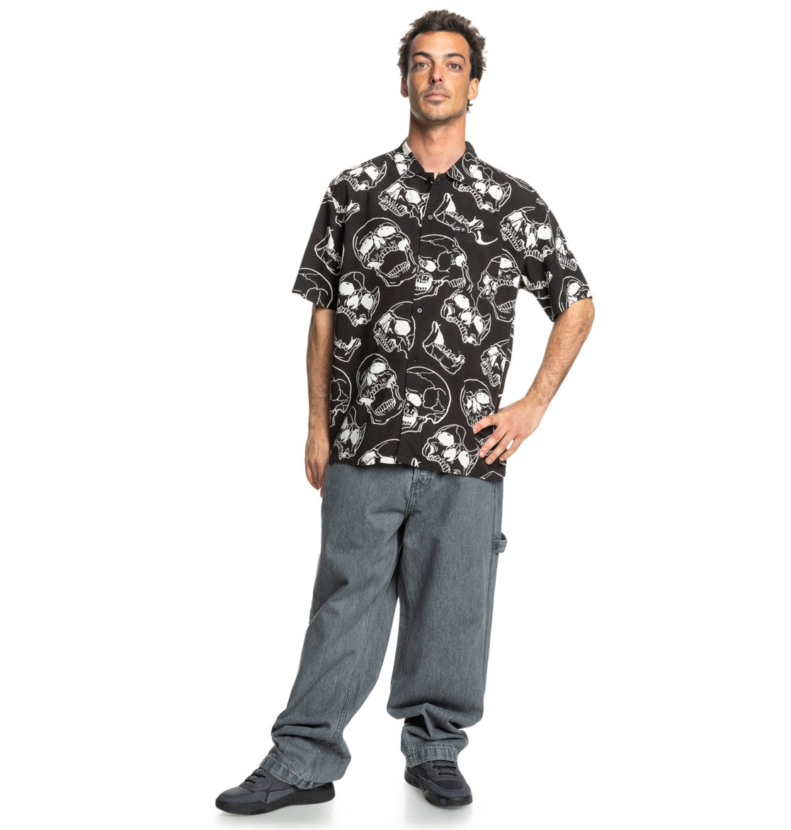 DC - FRACTURE SS SHIRT - BLACK/WHITE