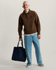 VANS - POLO FLEECE PULLOVER - BROWN