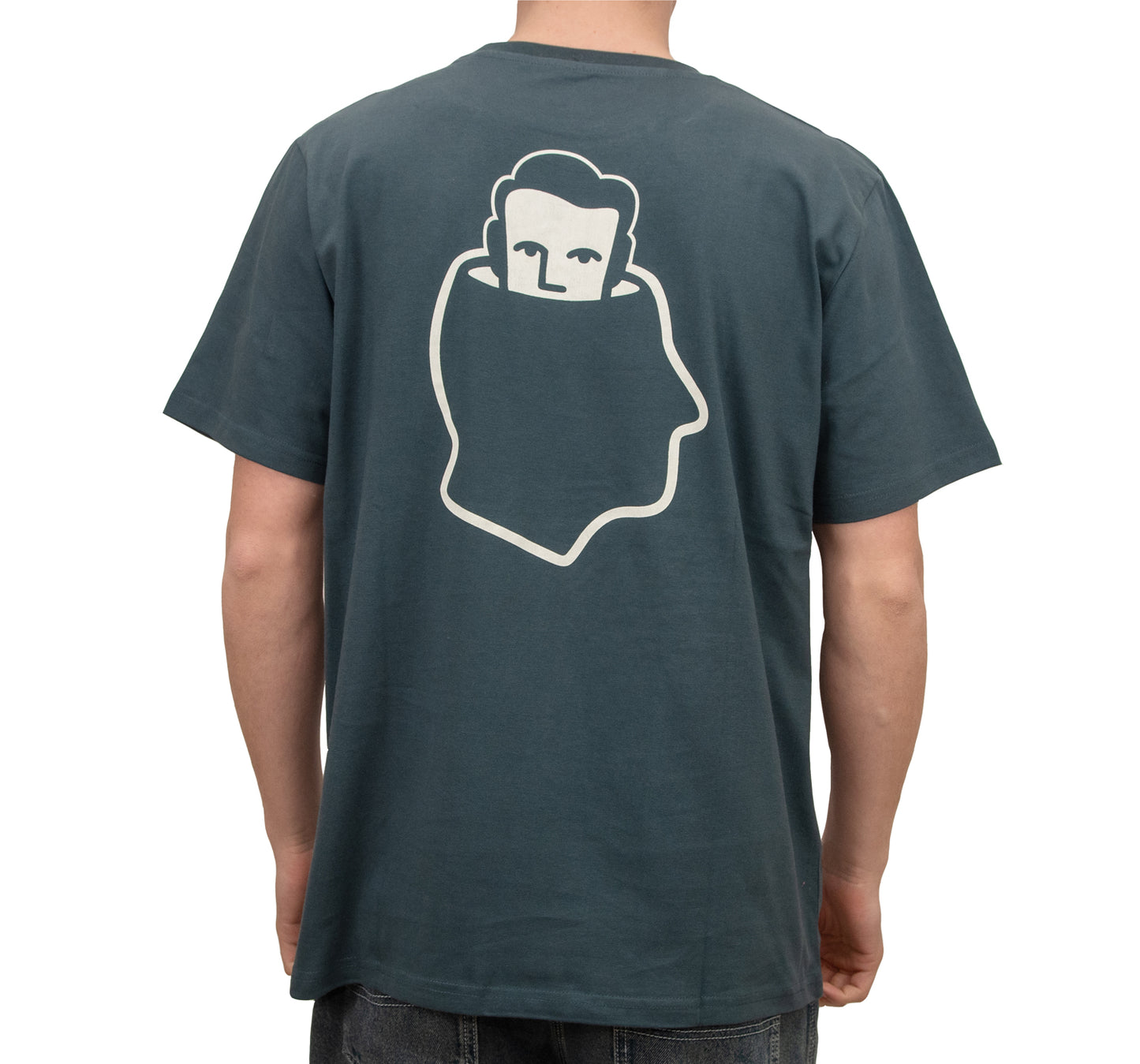 NNSNS - HEAD LOGO TEE - STEEL
