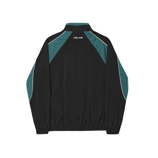 HELAS - READY TRACKSUIT JACKET - BLACK/GREEN/WHITE