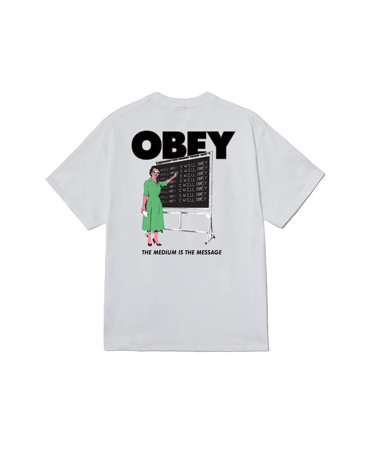OBEY - I WILL TEE - WHITE