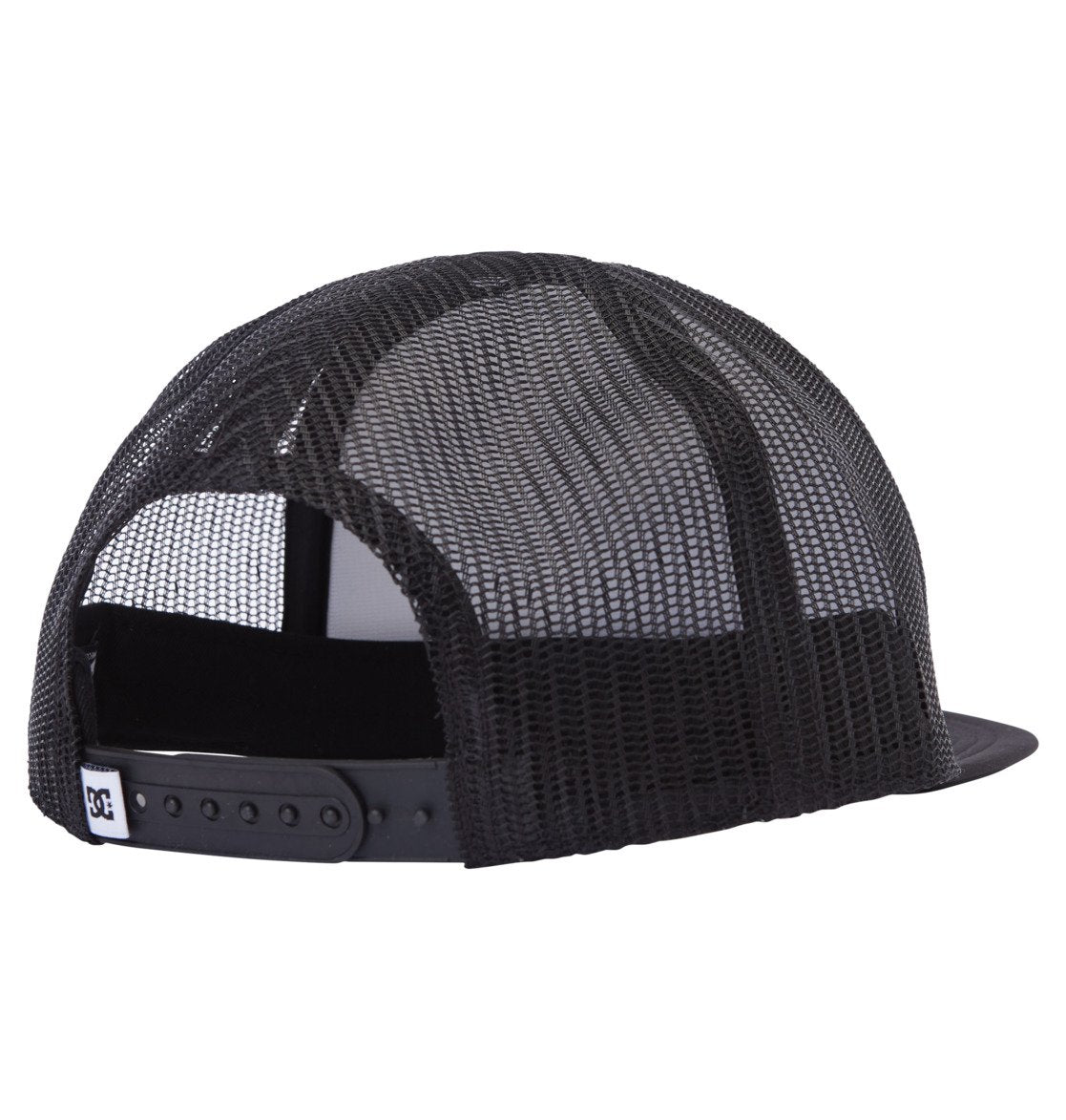 DC - GAS STATION TRUCKER CAP - BLACK/WHITE