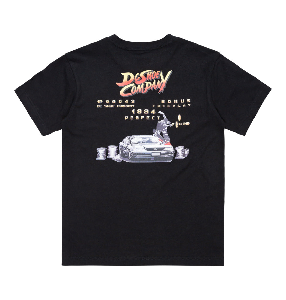 DC - TWO BIT TEE BOY - BLACK