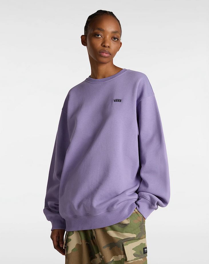 VANS - LEFT CHEST II LOOSE CREW - PURPLE