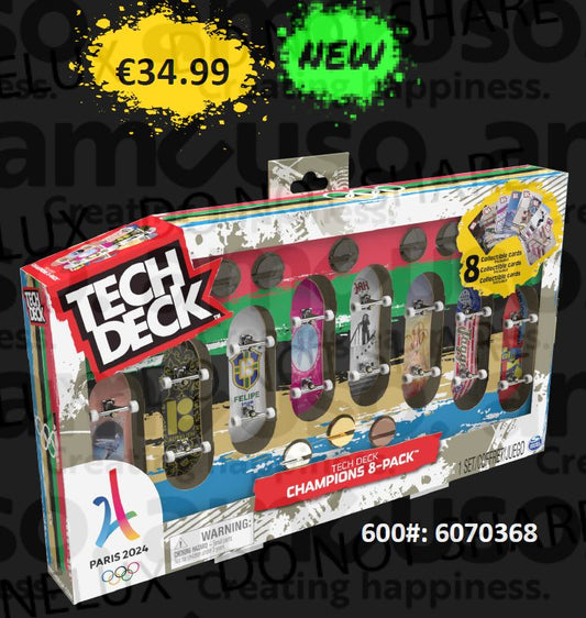 TECH DECK - OLYMPIC PACK 8-PACK