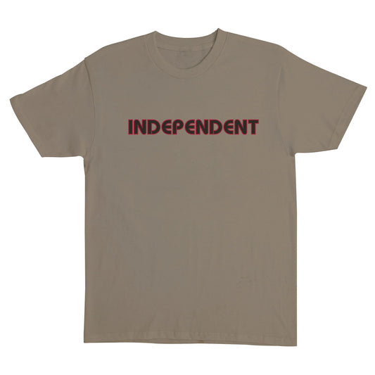 INDEPENDENT - GROUNDWORK HEAVYWEIGHT TEE - PRAIRIE DUST