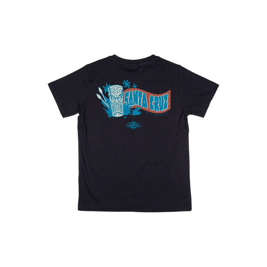 SANTA CRUZ - YOUTH ROSKOPP VOODOO ROOM TEE - BLACK