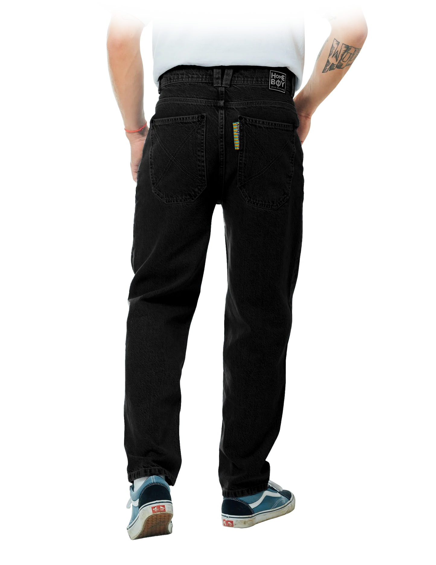 HOMEBOY - X-TRA LOOSE FLEX DENIM - WASHED BLACK