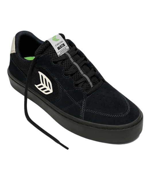 CARIUMA - T20 PRO - ALL BLACK SUEDE/IVORY